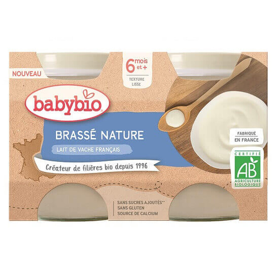 Yoghurt cream, 2x130 gr, BabyBio