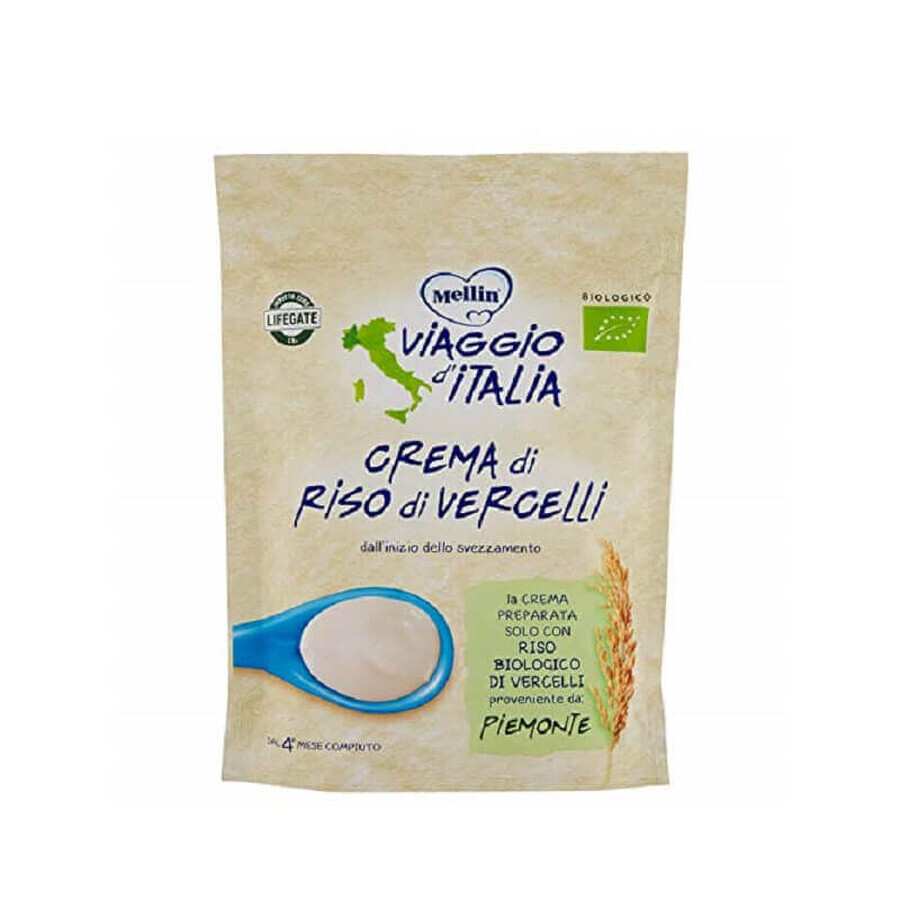 Crema di Riso di Vercelli Viaggio d'Italia Mellin 200g