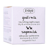 Moisturizing night cream with goat milk protein, 50 ml, Ziaja