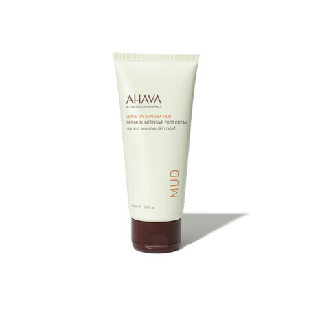 Crema hidratante sin aclarado para pies Deadsea Mud Dermud, 100 ml, Ahava