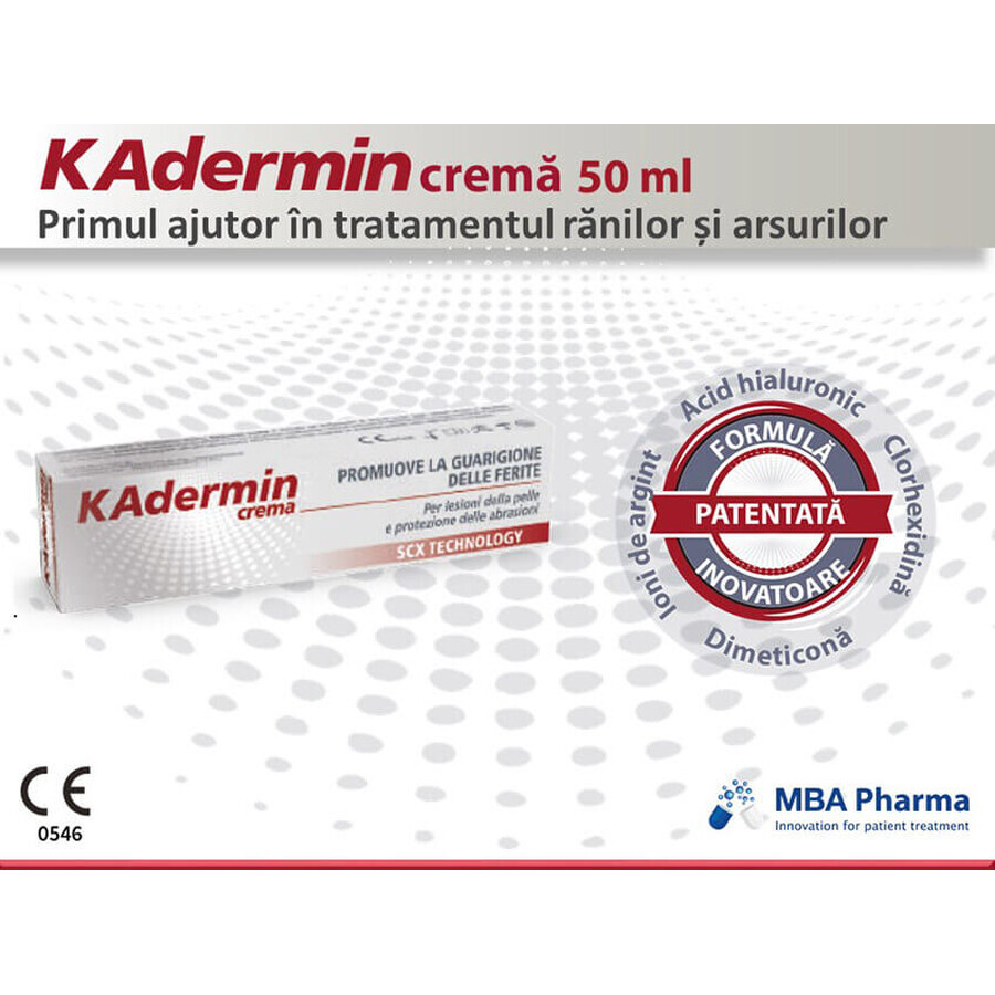 Crema Kadermin, 50 ml, Mba Pharma