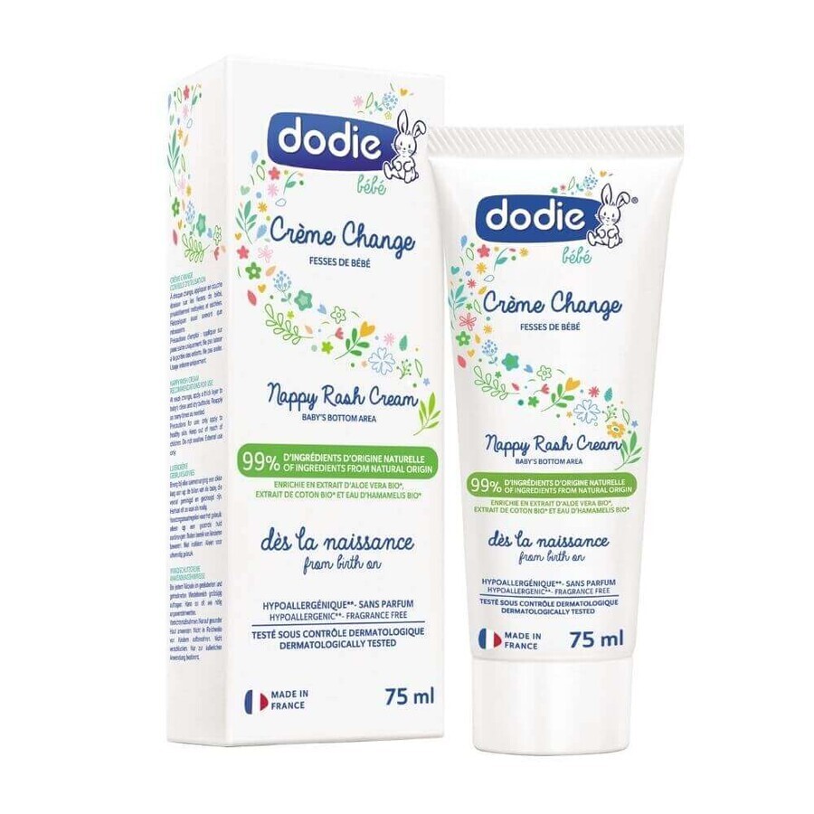 Diaper Change Cream, 75 ml, Dodie