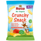 Snack croccante con miglio e mango senza zucchero, +8 mesi, 25 g, Holle Baby Food