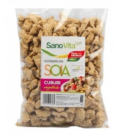 Textured soy cubes, 300 g, Sanovita