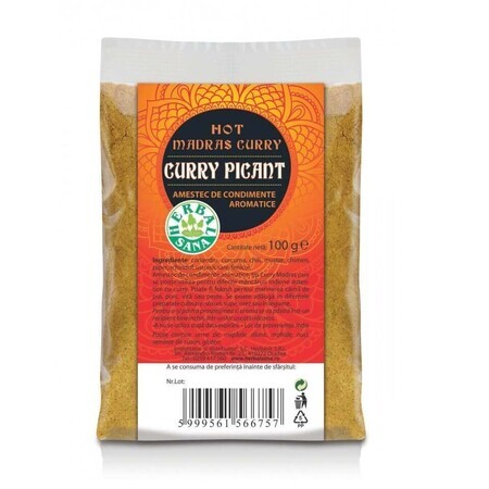 Curry piccante, 100 gr, Herbal Sana