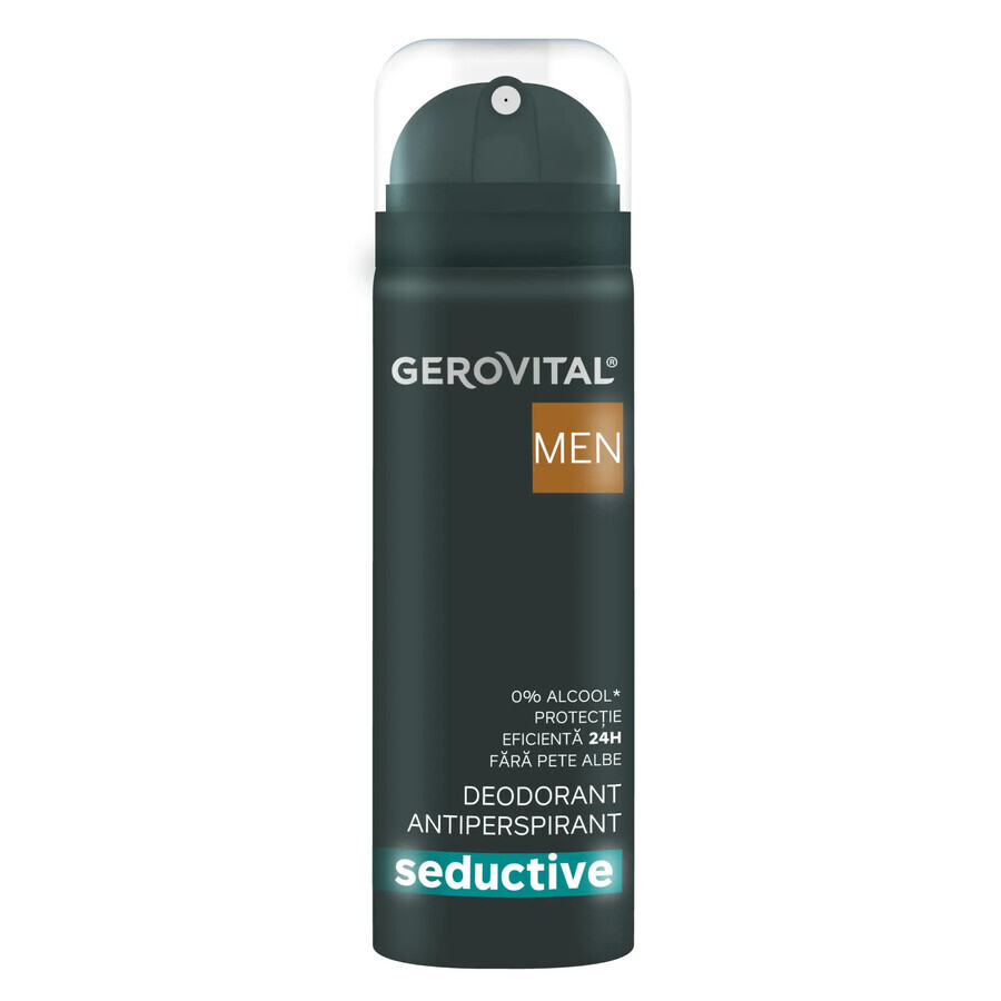 Déodorant anti-transpirant, 150 ml, Men Seductive, Gerovital