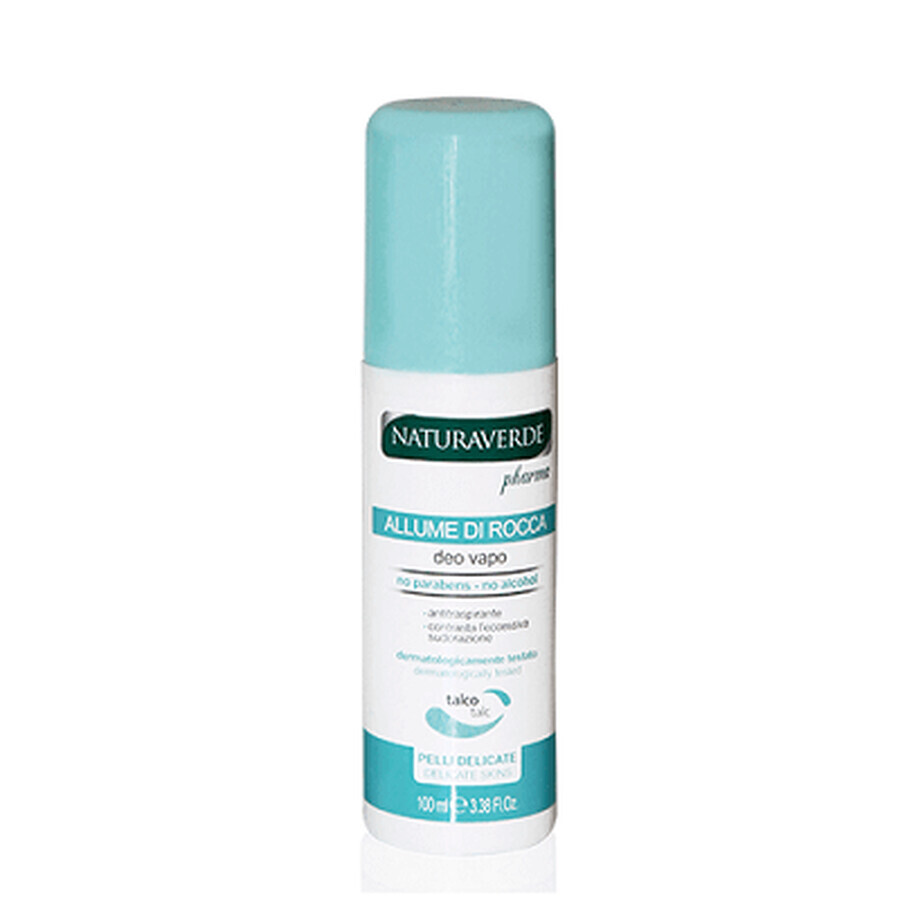 Deodorant spray with alum stone, Talc, 100 ml, Naturaverde