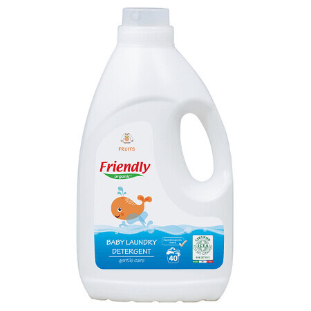 Detergente para ropa con aroma afrutado, 2000 ml, Friendly Organic