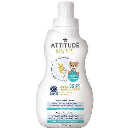 Detersivo per bucato Sensitive, 1.05L, Attitude