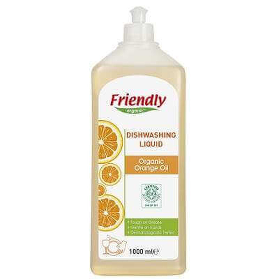 Dishwasher detergent with orange, 1000 ml, Friendly Organic