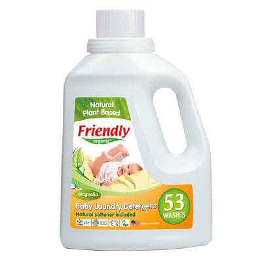 Bio-Magnolie Automatisches Flüssigwaschmittel, 1567 ml, Friendy Organic