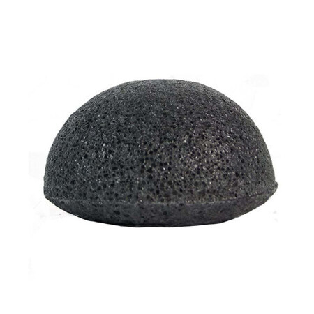 Konjac natural fibre face sponge with charcoal, Belmar Enterprises