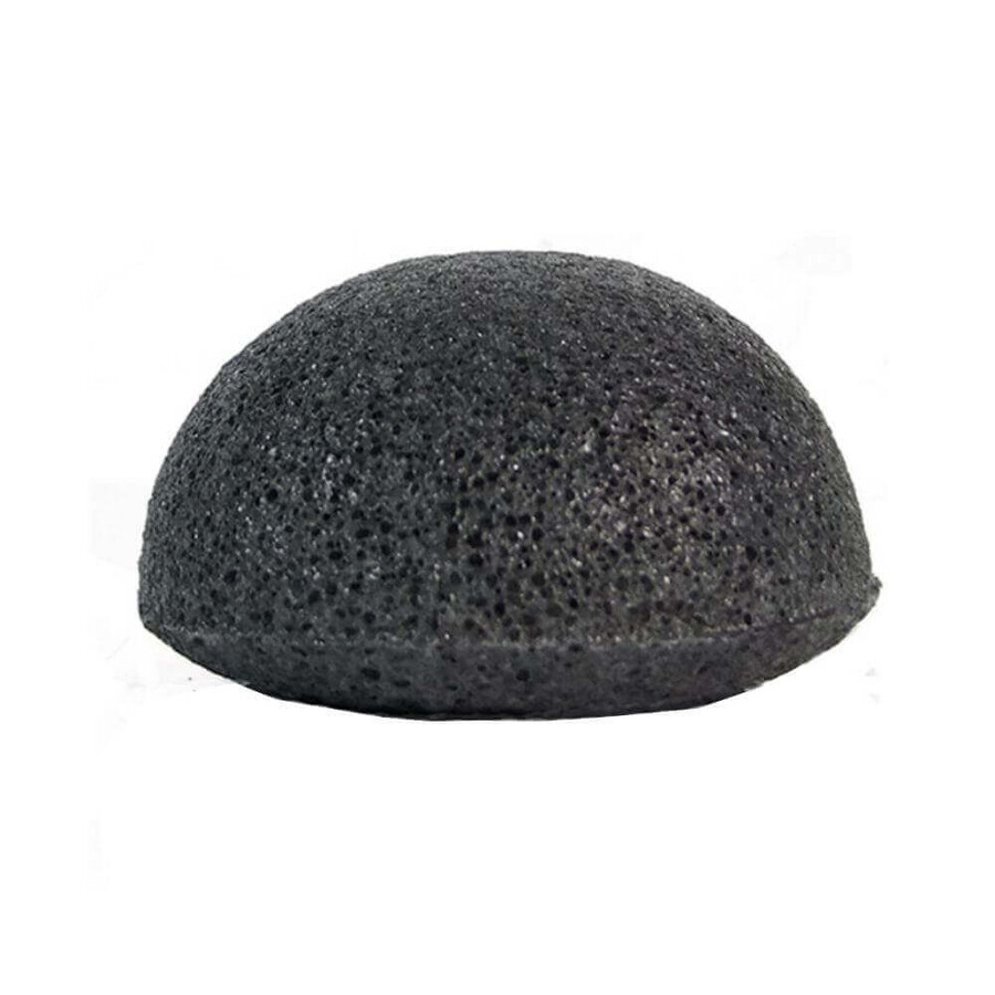 Konjac natural fibre face sponge with charcoal, Belmar Enterprises