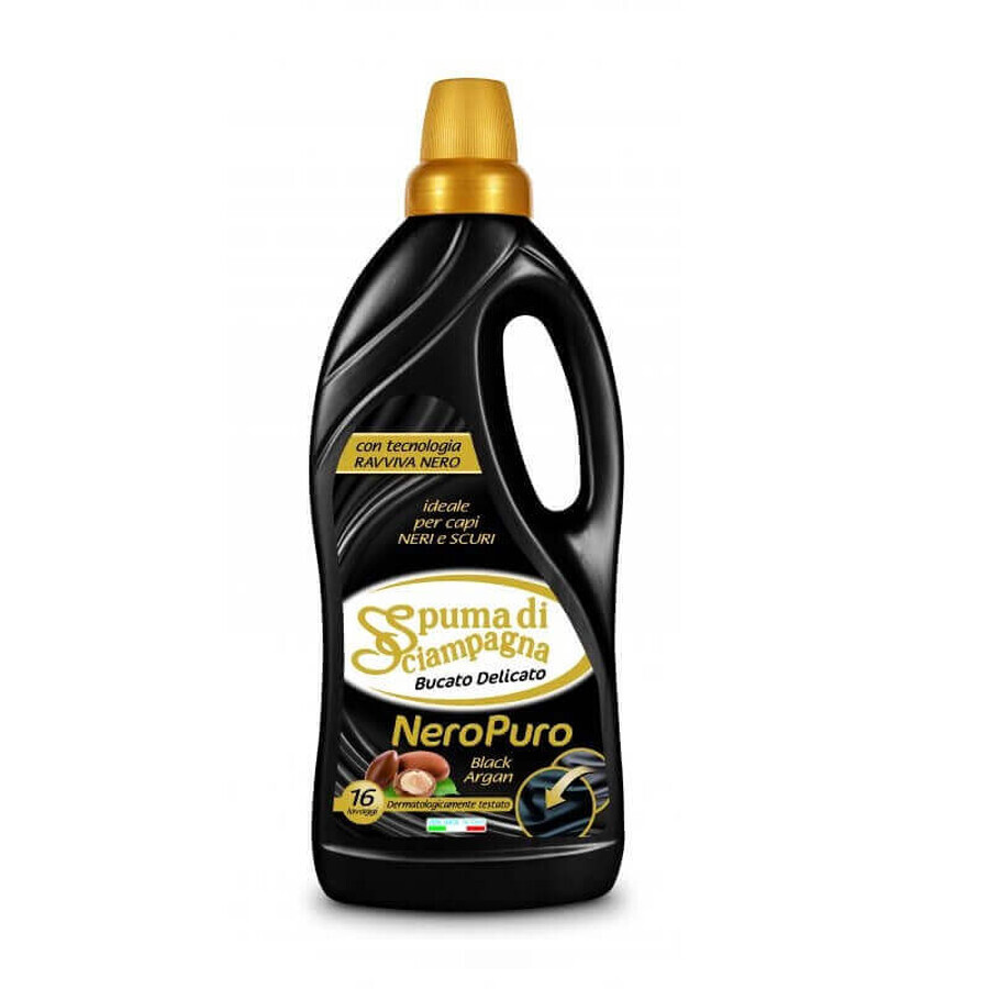 Flüssigwaschmittel für schwarze Kleidung, 1000 ml, Spuma di Sciampagna