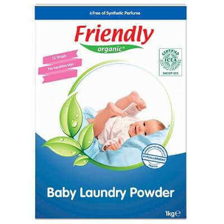 Laundry detergent powder, 1 Kg, Friendly Organic