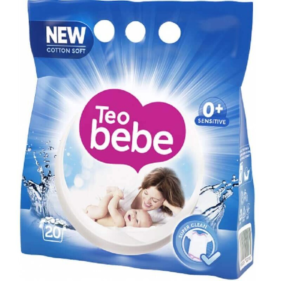 Detersivo in polvere per capi Sensibili, 1,5 kg, Teo Bebe