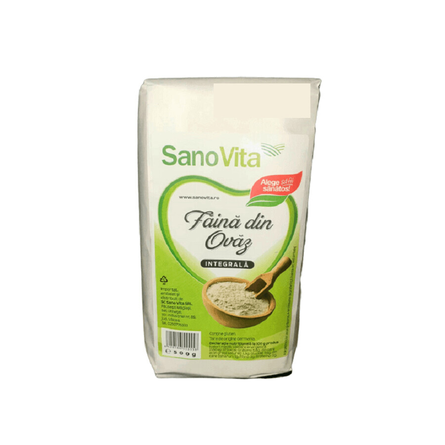 Farine d'avoine complète, 500 g, Sanovita