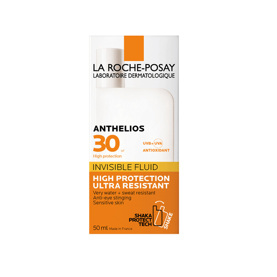 Fluido viso invisibile, Anthelios, SPF 30+, 50ml, La Roche Posay