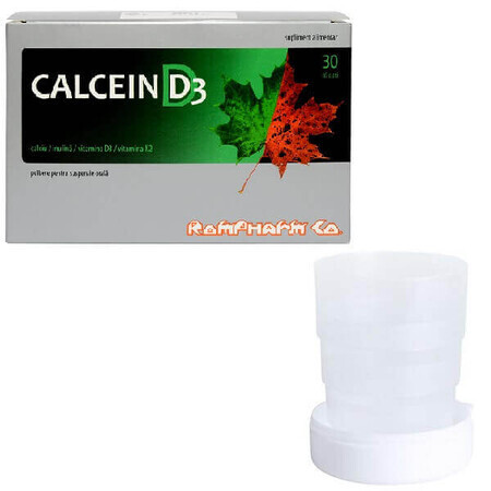 Calcein D3, 30 bustine, Rompharm + Coppa telescopica