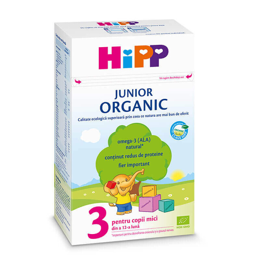 Organic Formula 3, +12 months, 500 g, Hipp