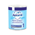 Formula di latte di partenza Aptamil Pepti Syneo 1, 0-6 mesi, 400 g, Aptamil