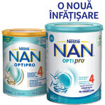 Nan 4 Optipro Premium leche maternizada, +2 años, 400 g, Nestlé