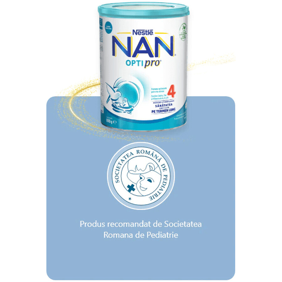 Nan 4 Optipro Premium leche maternizada, +2 años, 400 g, Nestlé