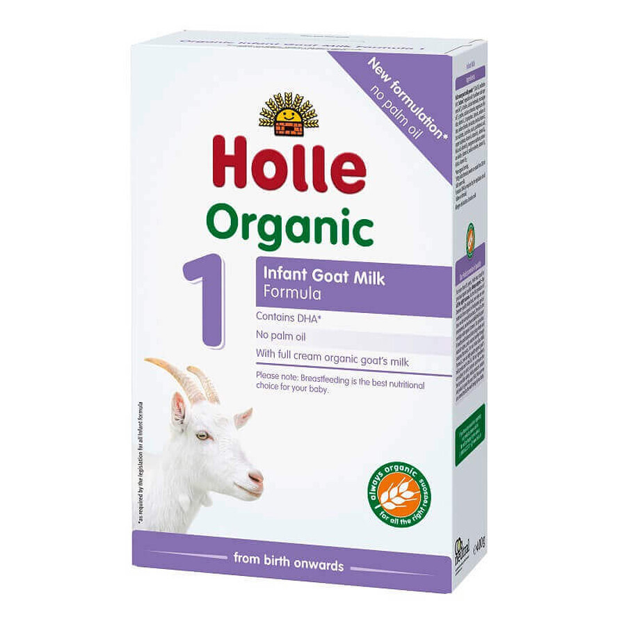 Latte di capra biologico in polvere formula 1, +0 mesi, 400 g, Holle Baby Food recensioni