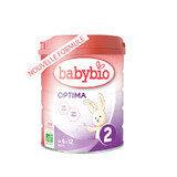 Optima 2 follow-on milk powder formula, 6 - 12 months, 800 g, Babybio