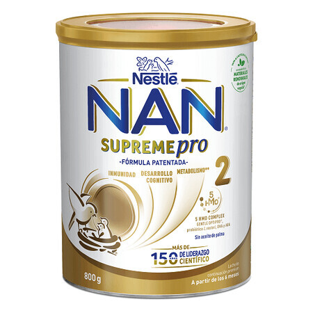 Formula di latte in polvere Nan 2 Supreme Pro, 800 gr, Nestlé