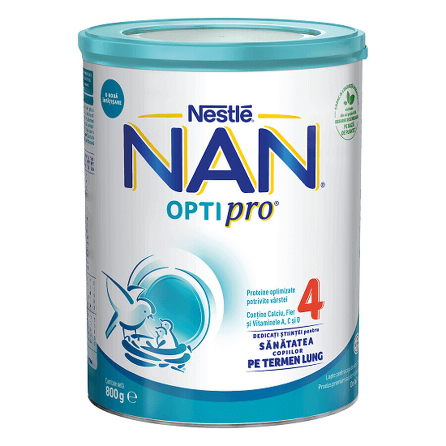 Premium Nan 4 Optipro milk formula, +2 years, 800 g, Nestlé