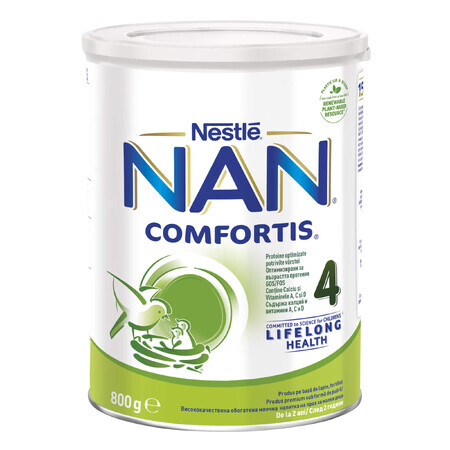 Lait de suite Nan 4 Comfortis, +2 ans, 800 g, Nestlé