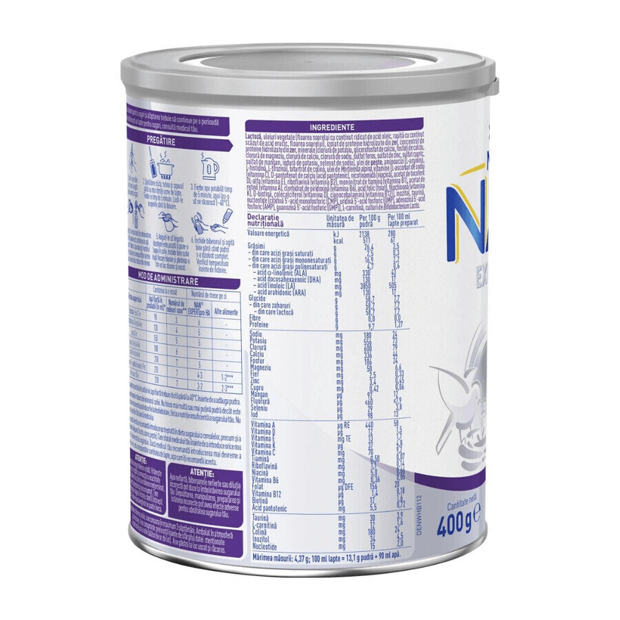 Premium Hypoallergenic Nan HA formula powder, +0 months, 400 g, Nestlé