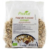 Flakes of 5 cereals Eco, 350 gr, Pronat