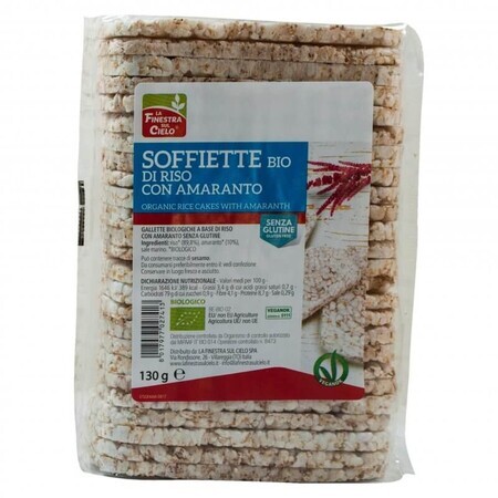 Soffiette Riso Con Amaranto Bio 130g