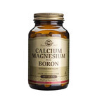 Calcium with magnesium and boron, 100 tablets, Solgar