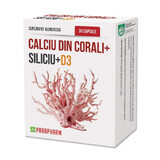 Coral Calcium + Silicon + D3, 30 capsules, Parapharm