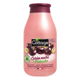 Moisturizing shower gel with milk and black cherry and pistachio extract, 250 ml, Cottage