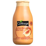 Gel doccia idratante con latte ed estratto di pesca bianca, 250 ml, Cottage