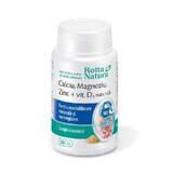 Calcio Magnesio Zinco + Vit. Natural D2, 30 capsule, Rotta Natura