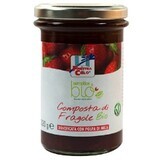 Confiture de fraises bio sans sucre, 320 g, La Finestra sul Cielo