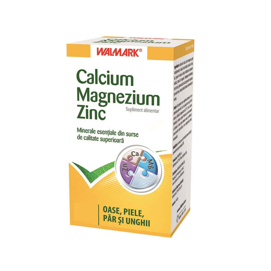 Calcium Magnesium Zinc, 30 capsules, Walmark