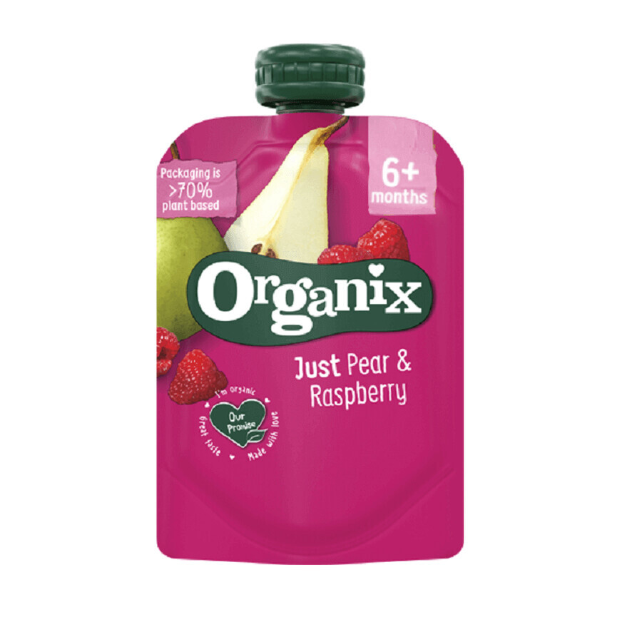 Snack pera e lampone, 100 gr, Organix