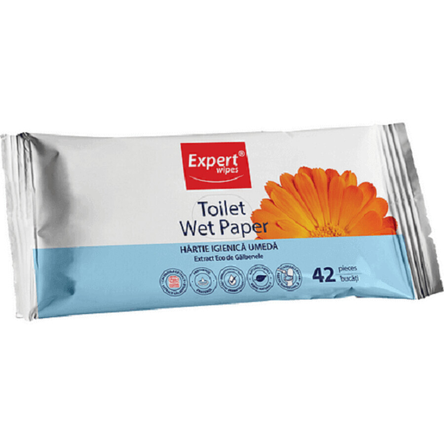 Feuchtes Toilettenpapier, 42 Stück, Expert Wipes