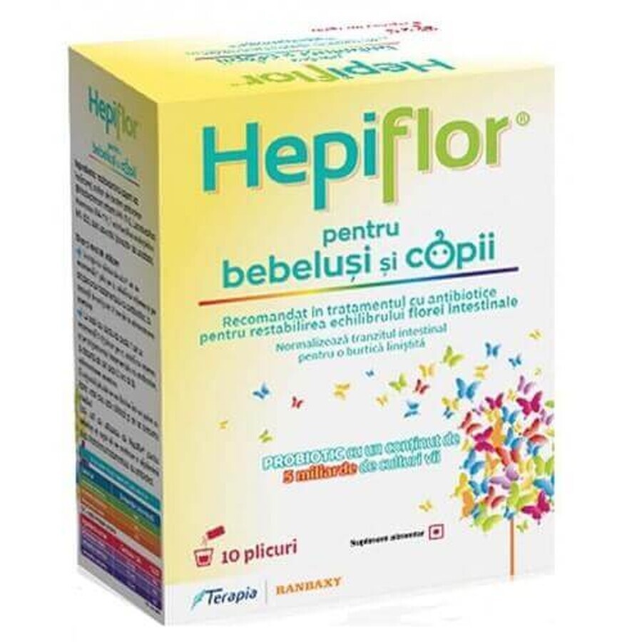 Hepiflor probiotic for babies and children, 10 sachets, Therapy