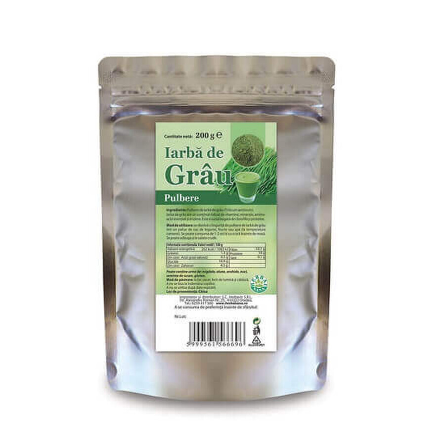 Erba di grano in polvere, 200 g, Herbavit