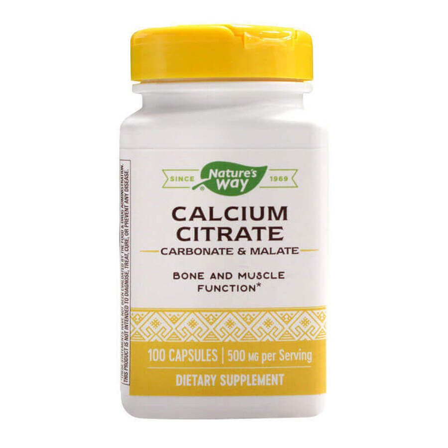 Calcium Citrate Complex Nature's Way, 100 capsule, Secom