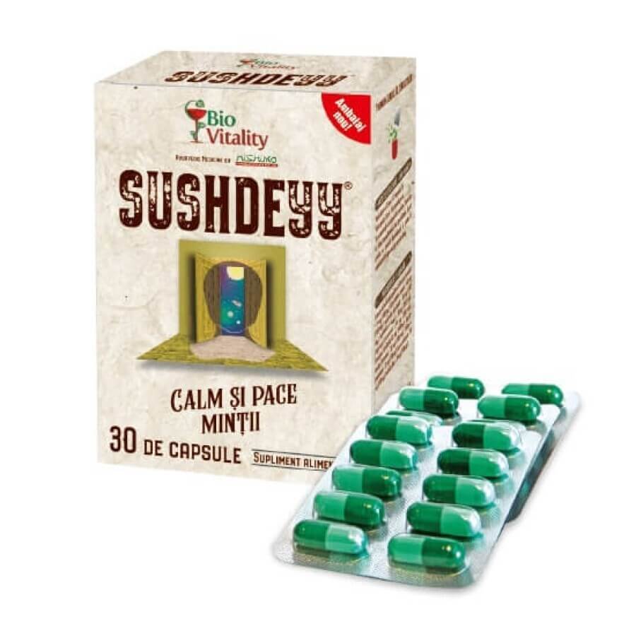 Calma e tranquillità Sushdeyy, 30 capsule, Bio Vitality