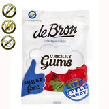 Cherry-flavoured gummy jellies, 90 g, DeBron