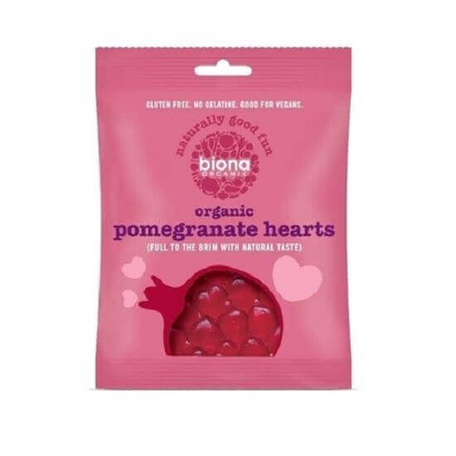 Gelatine di cuore con melograno, 75 gr, Biona